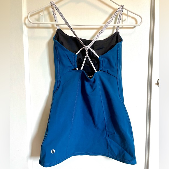 Lululemon Dancing Warrior Tank Poseidon Dottie Dash - Picture 2 of 6